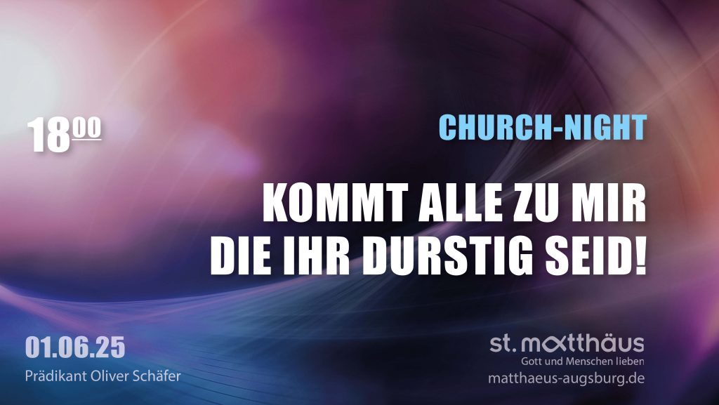 Kommt alle zu mir, die Ihr durstig seid!