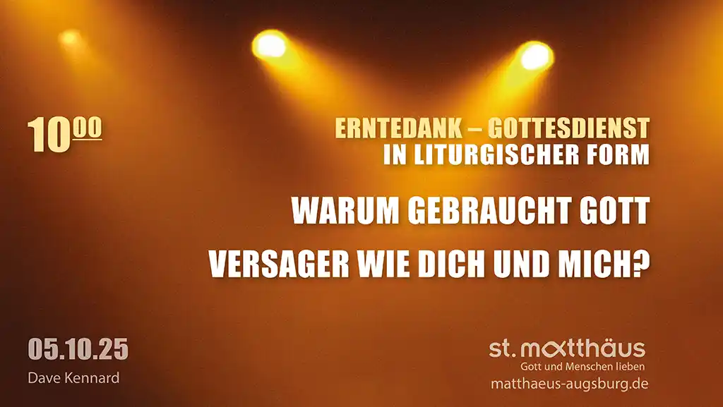 Warum gebraucht Gott Versager wie dich und mich?