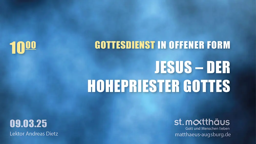 Jesus der Hoheprieser Gottes