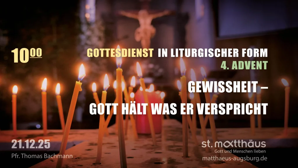 Gewissheit – Gott hält was er verspricht
