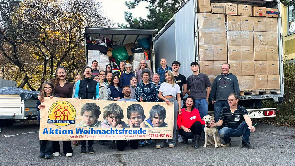 Aktion Weihnachtsfreude ’26 – sammeln+packen am 6.+7.+13.+14. Nov.